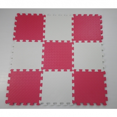 white+red foam Mat